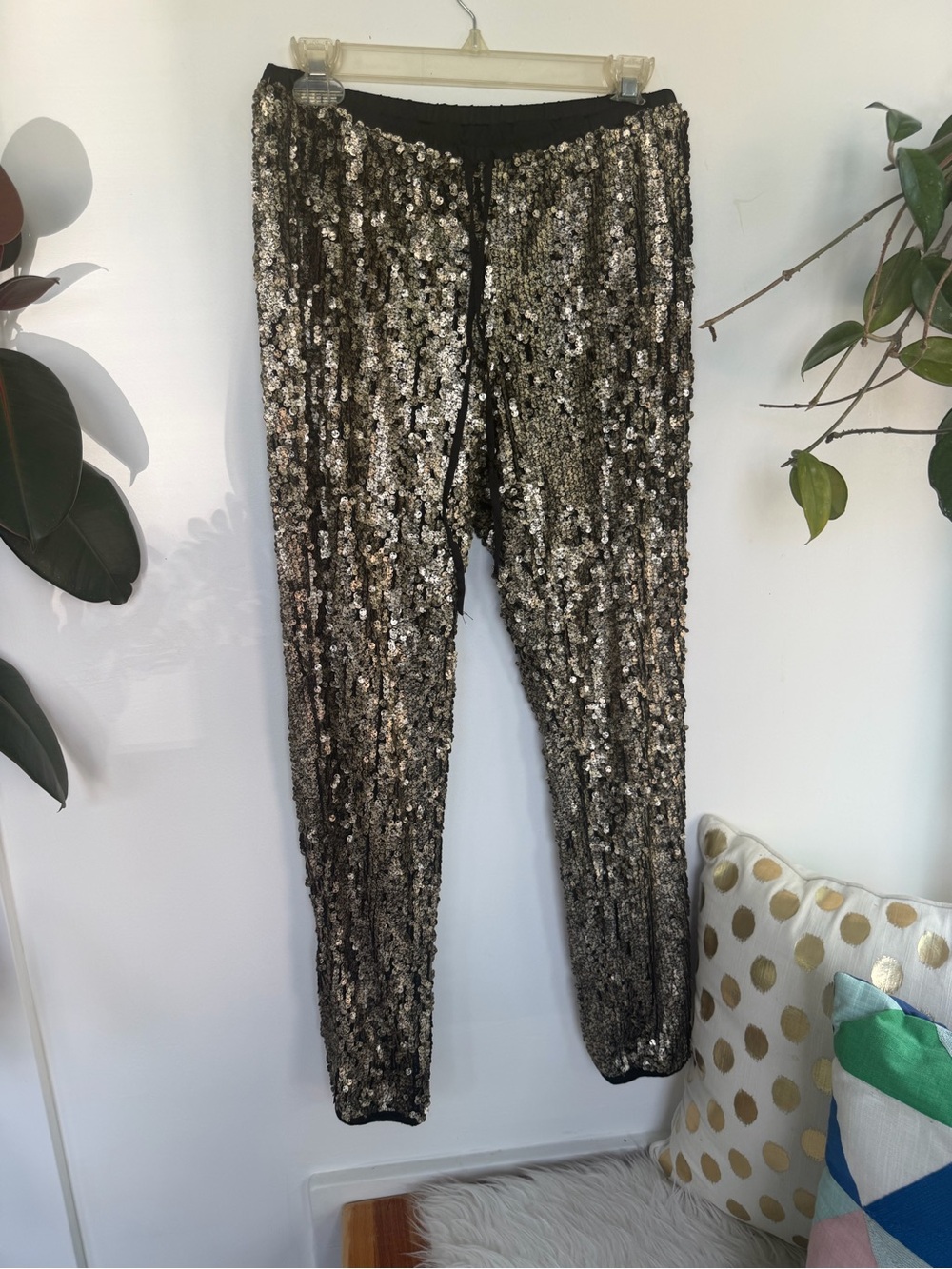 Aryn K Sequined pants